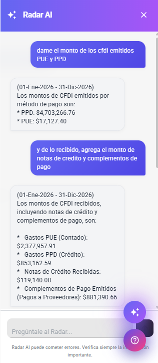 Radar AI - Asistente Financiero